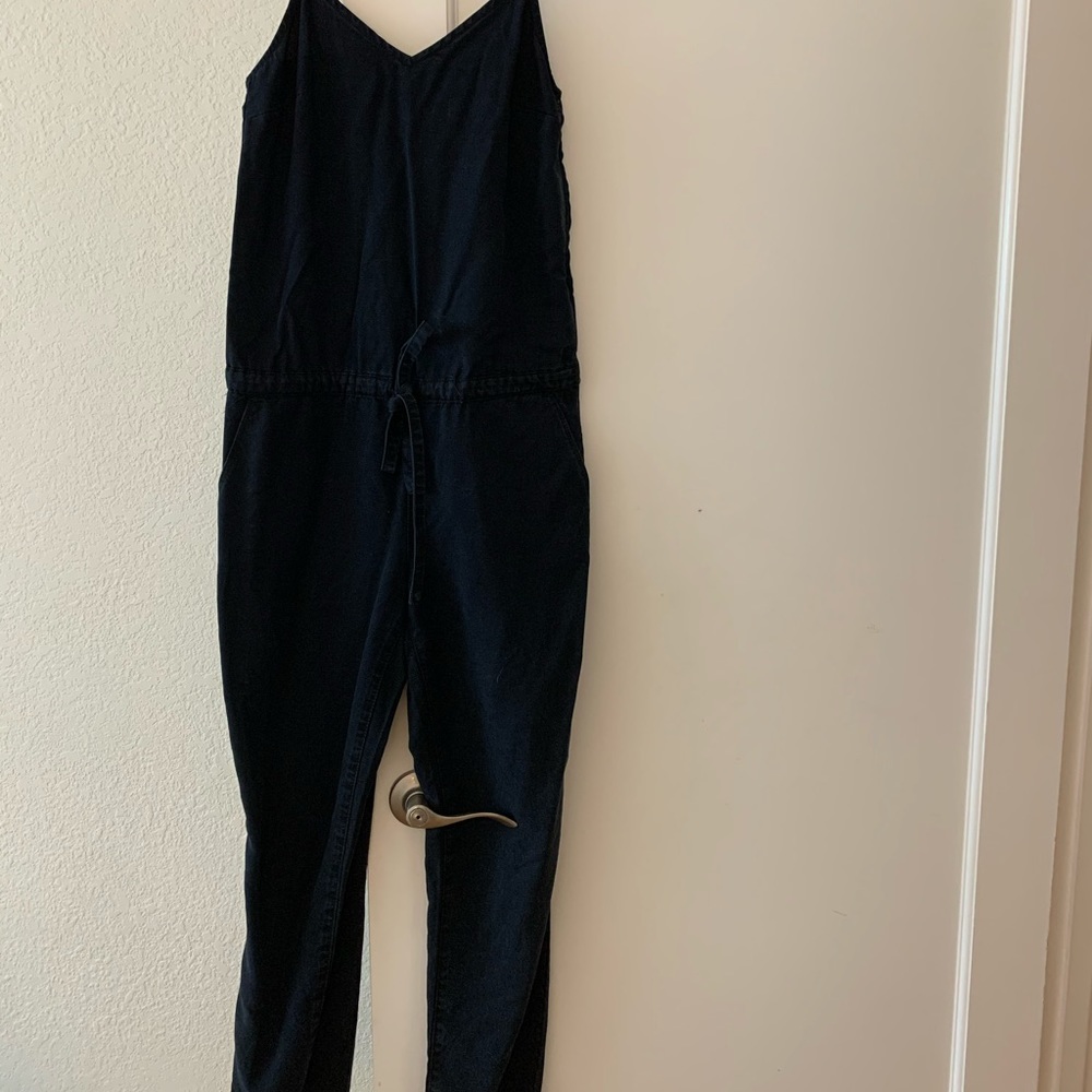 Black overalls